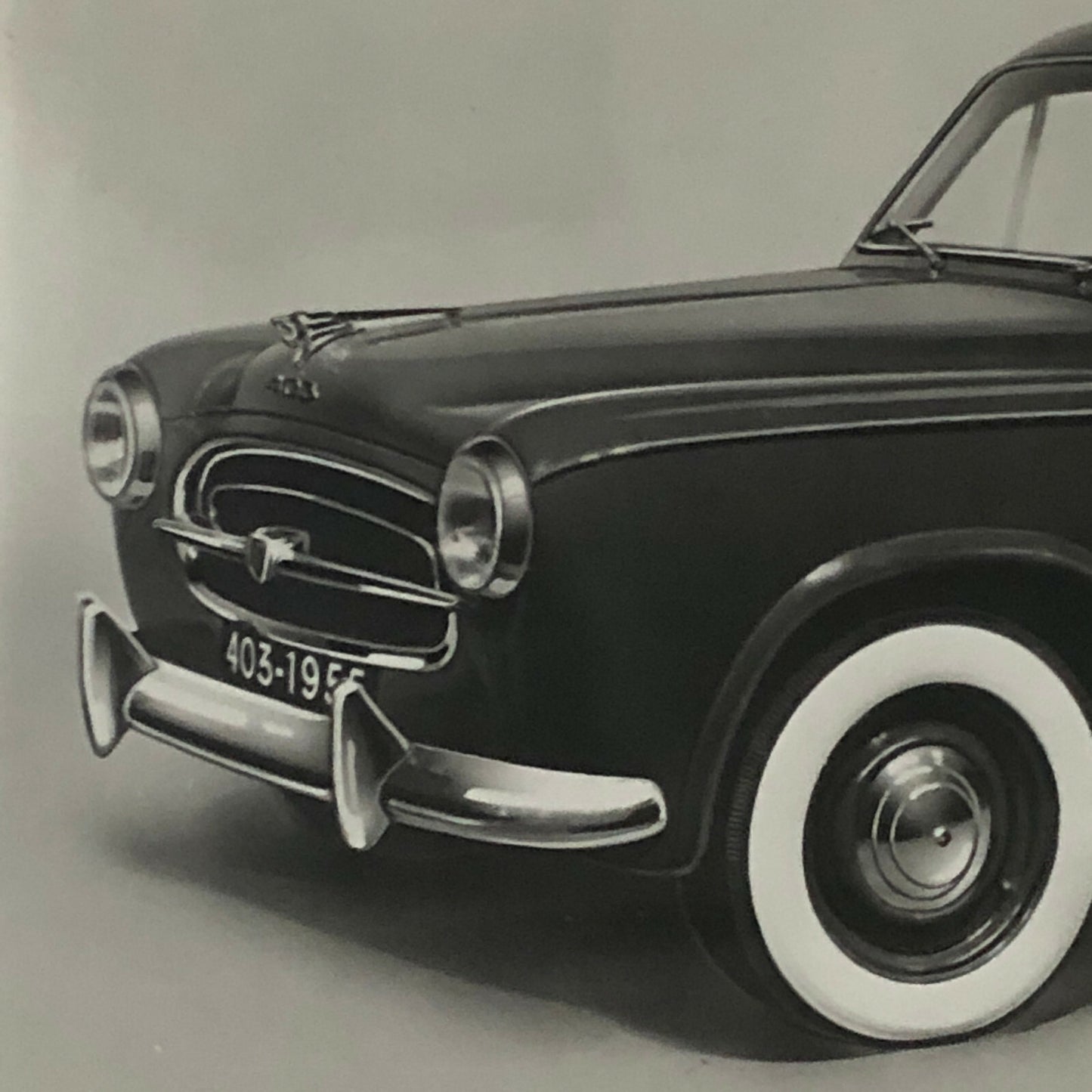 Vintage Peugeot 203 Car Photo Photograph Print 