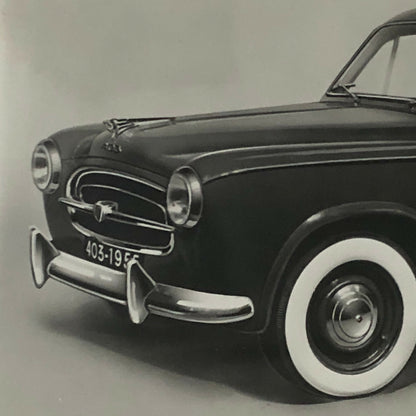 Vintage Peugeot 203 Car Photo Photograph Print 