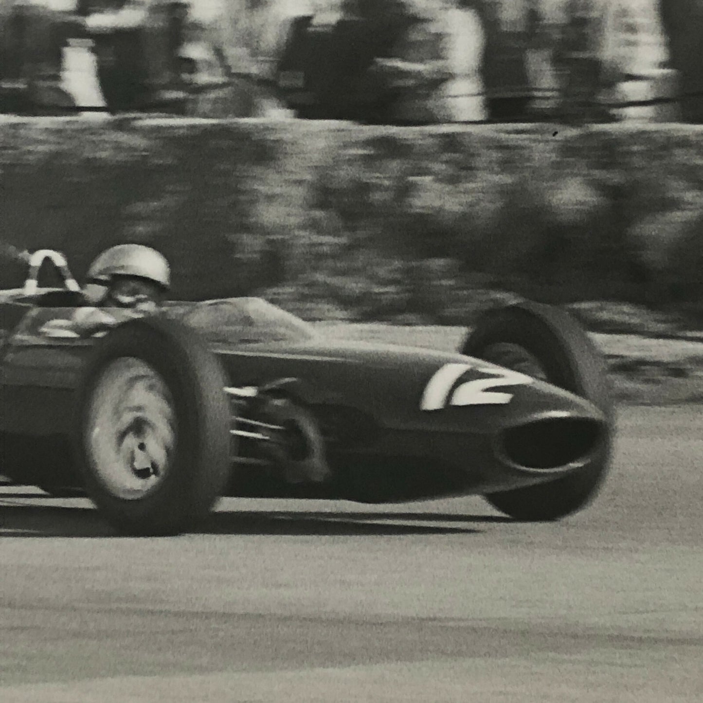 Vintage Car Racing Photo Photograph Print 