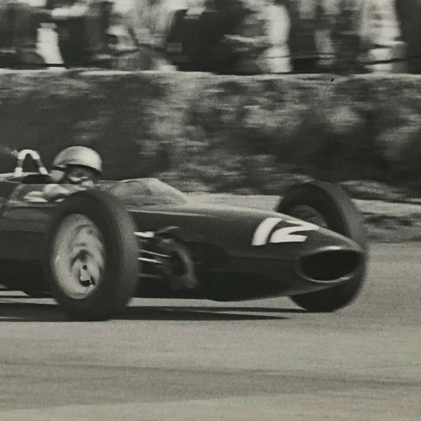 Vintage Car Racing Photo Photograph Print 