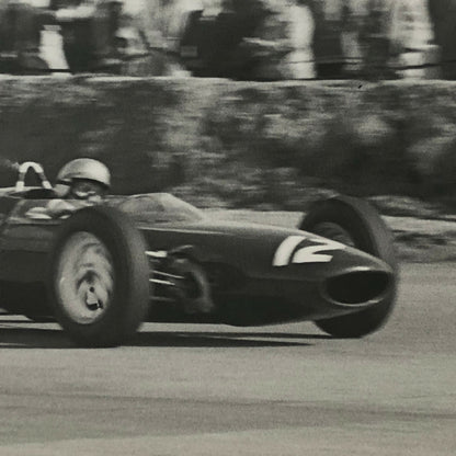 Vintage Car Racing Photo Photograph Print 