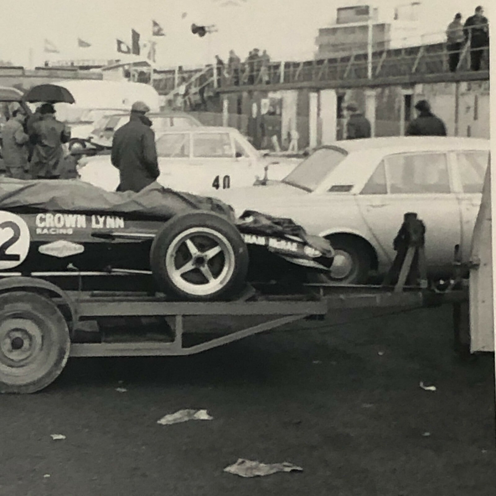 Vintage Racing Car Photo Photograph Crown Lynn Racing