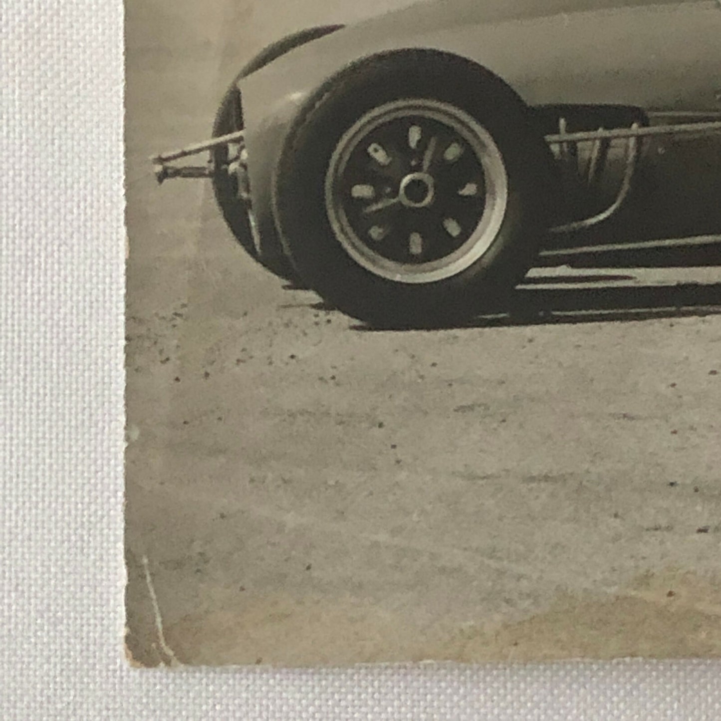 Vintage Racing Car Photo Photograph Print - Grand Prix ? Swedish Press Photo