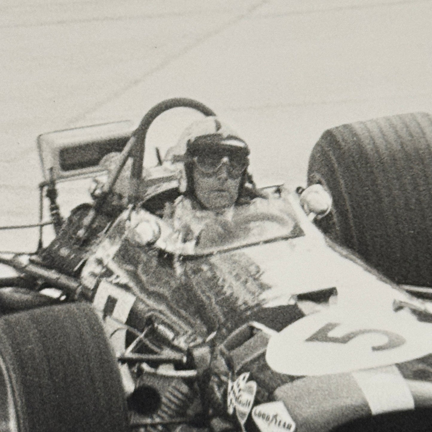 1969 Monaco Grand Prix Racing Photo Jack Brabham BT26 Car Vintage Photograph