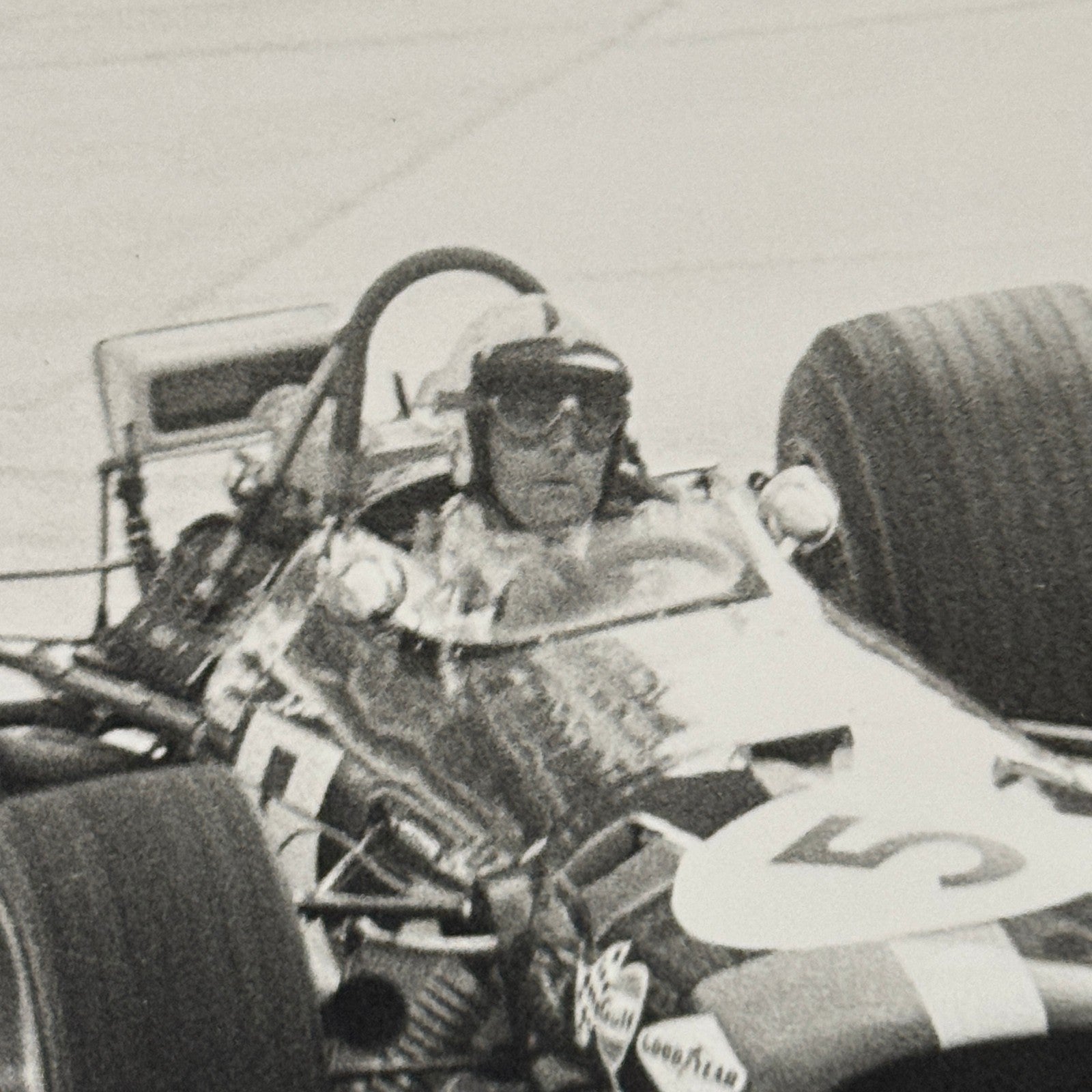 1969 Monaco Grand Prix Racing Photo Jack Brabham BT26 Car Vintage Photograph