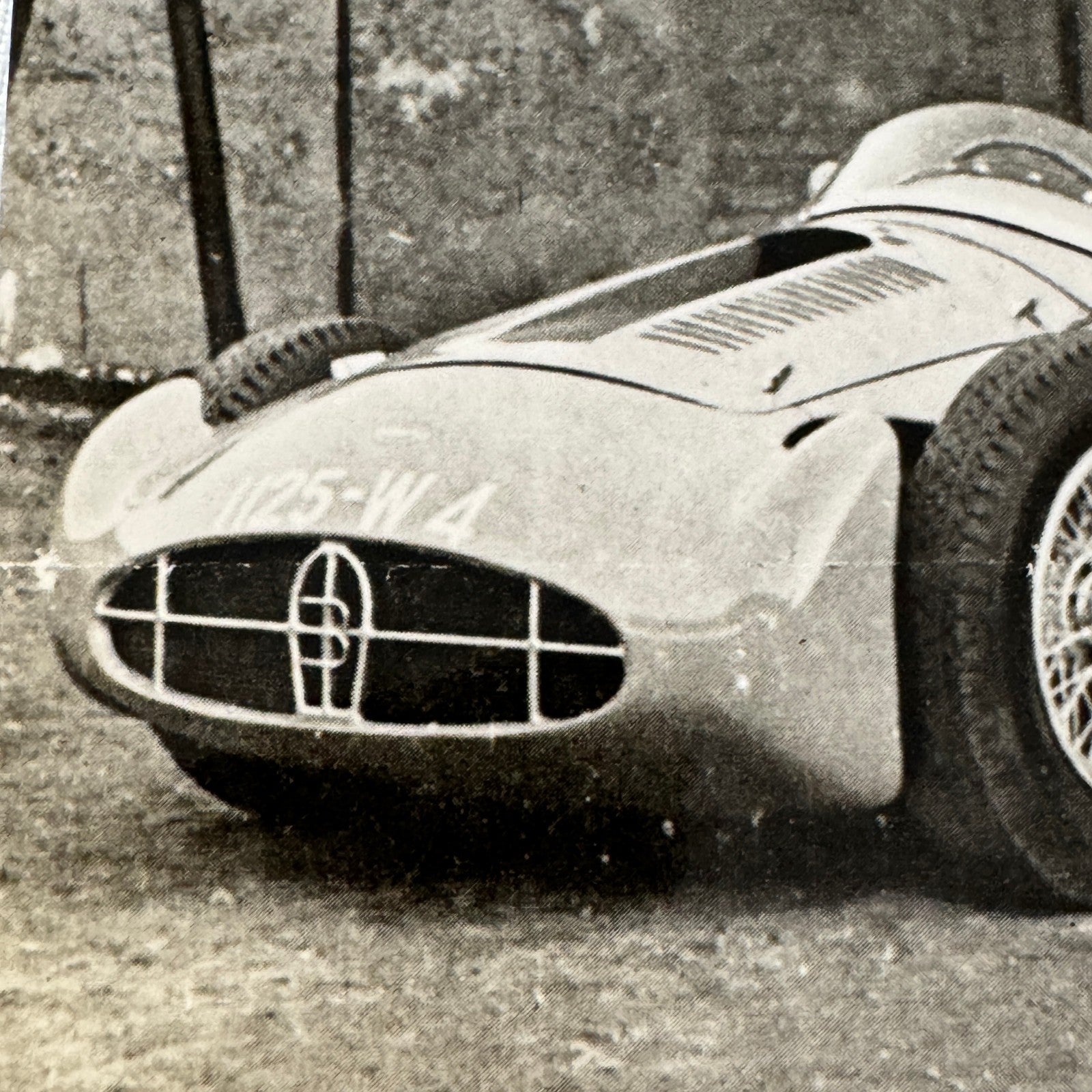 Vintage Bugatti Racing Car Photo Photograph Print