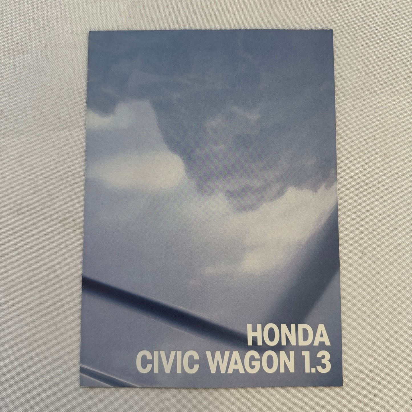 Honda Civic Station Wagon Sales Brochure Catalog Vintage German Text European