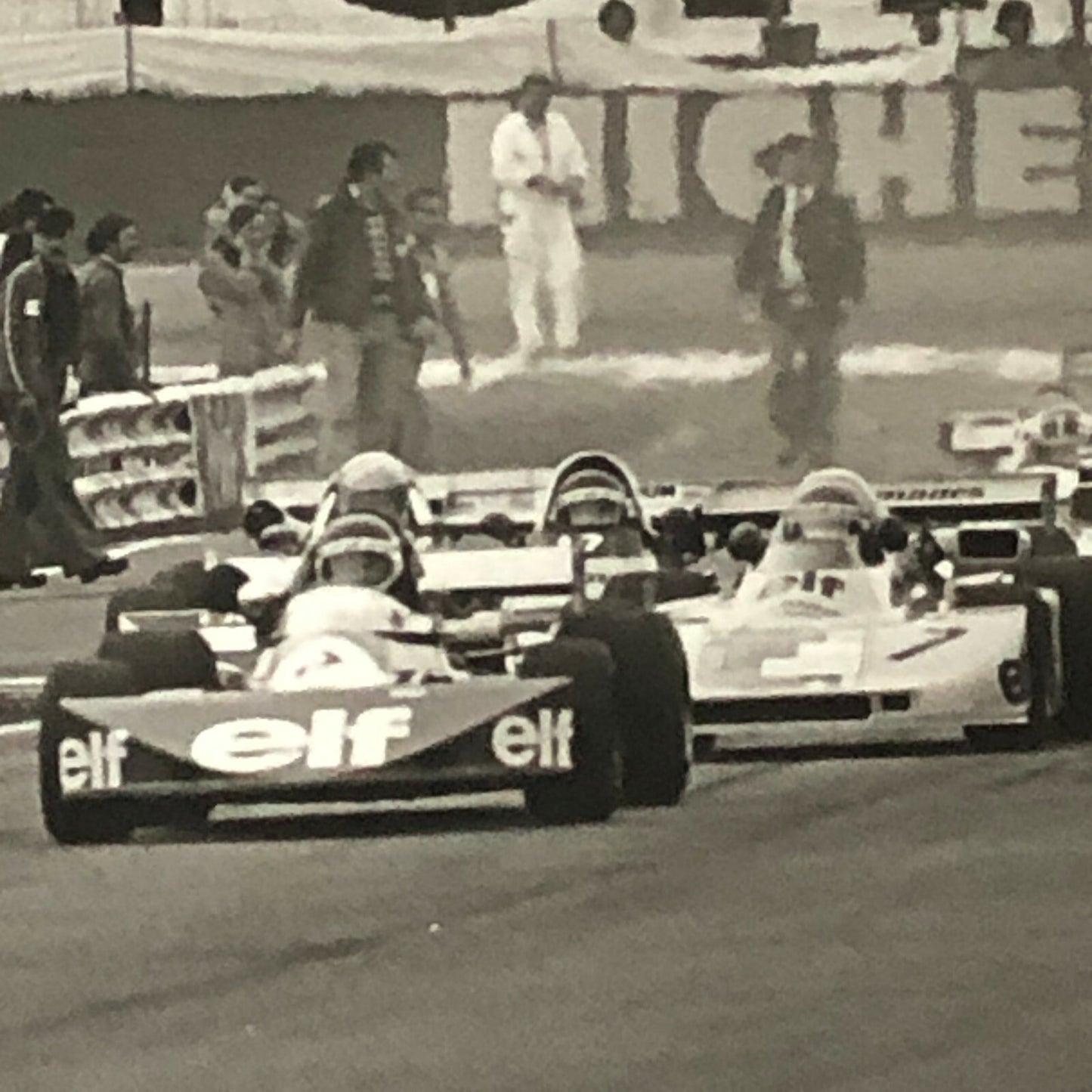 Vintage 1975 Formula 2 F2 Racing Photo Photograph Nogaro Grand Prix Cars 