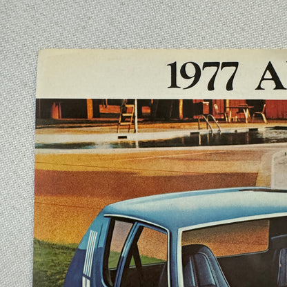 1977 AMC American Motors Gremlin Sales Sheet Brochure Vintage Car Advertising 