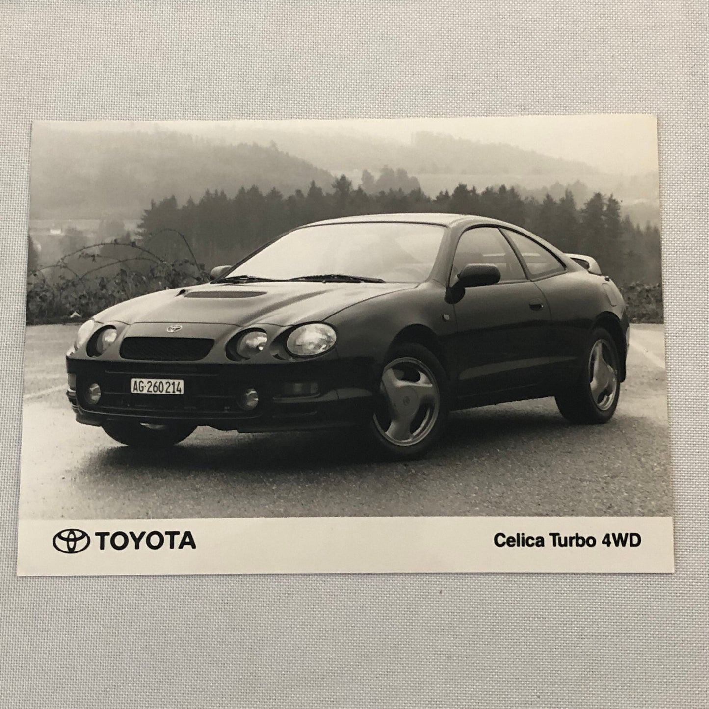 Toyota Celica Turbo 4WD Car Factory Press Photo Photograph