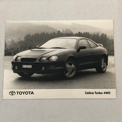 Toyota Celica Turbo 4WD Car Factory Press Photo Photograph