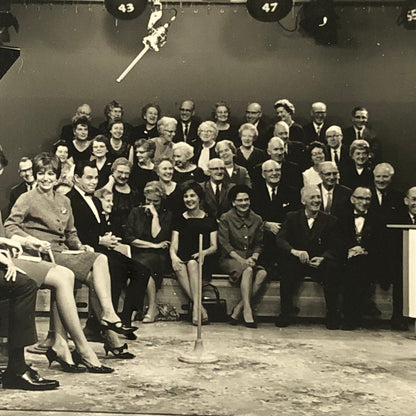 Vintage Photo Photograph Television Studio Show Camera People CFPL Lot of 2