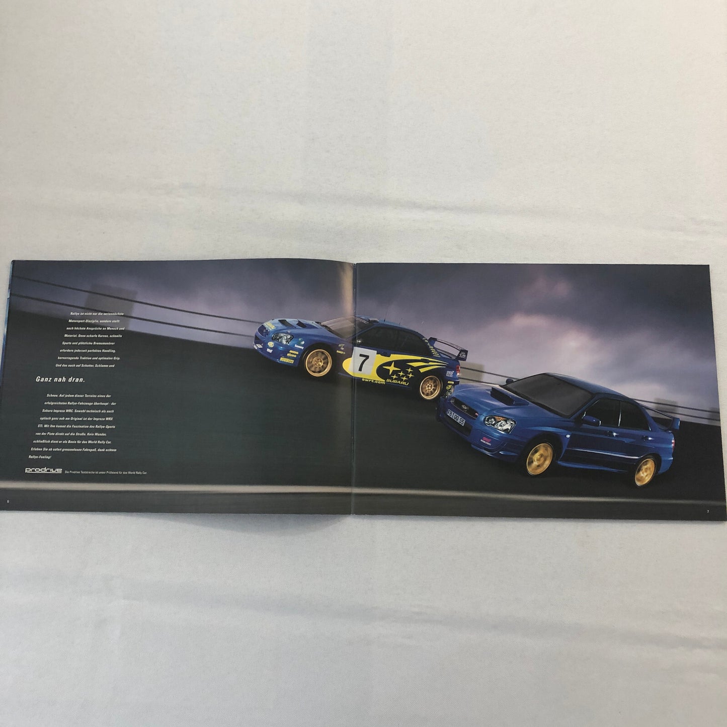 Subaru Impreza WRX STi Car Sales Brochure Catalog GERMAN TEXT European