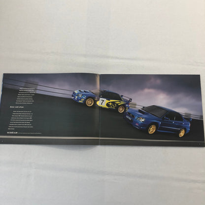 Subaru Impreza WRX STi Car Sales Brochure Catalog GERMAN TEXT European