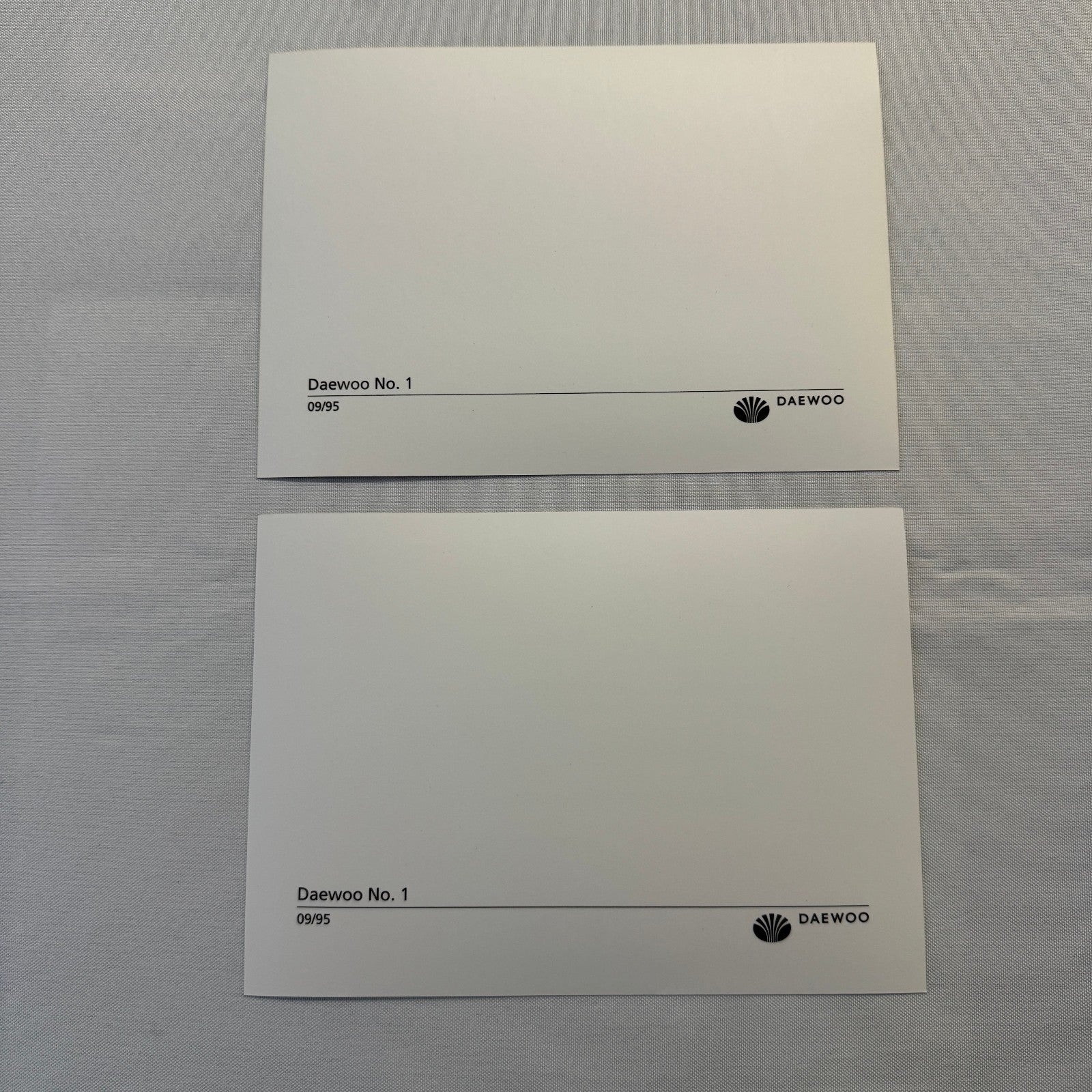 Daewoo Concept Car Photo Daewoo No 1 Roadster Convertible Photograph Lot 2x