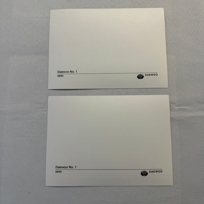 Daewoo Concept Car Photo Daewoo No 1 Roadster Convertible Photograph Lot 2x