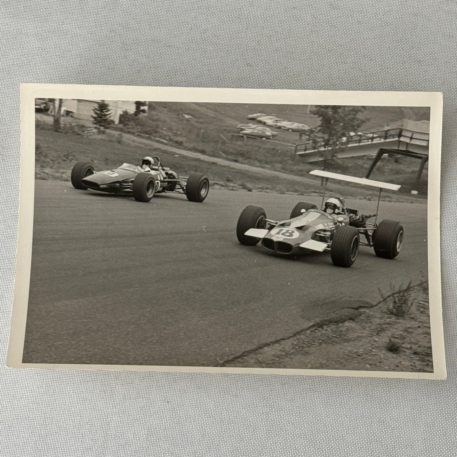 Vintage Car Racing Photo Circuit Mont Tremblant Quebec Photograph