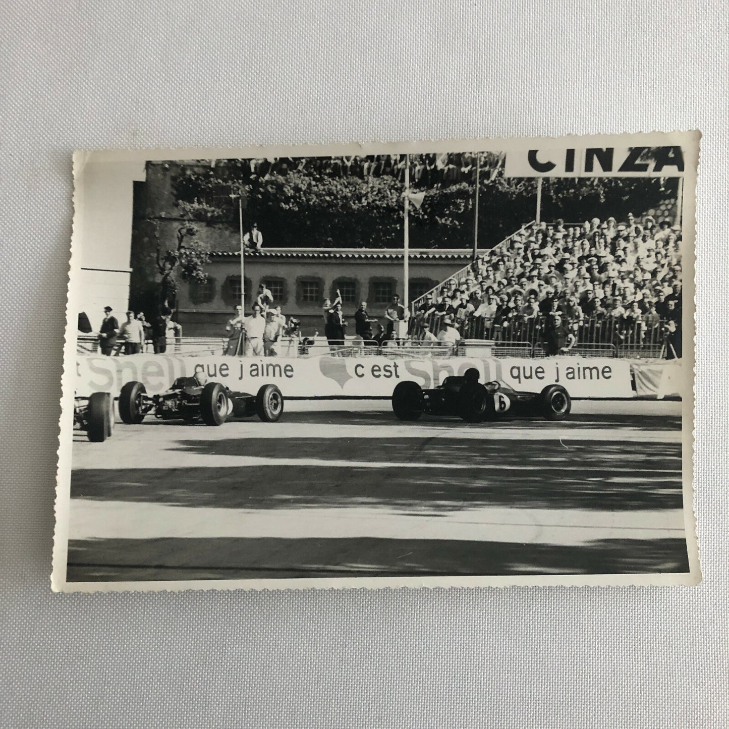 Vintage Grand Prix Racing Car Driver Photo Photograph Print