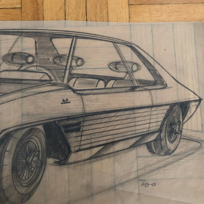 Styling Concept Automobile Illustration Art Drawing Sketch Design