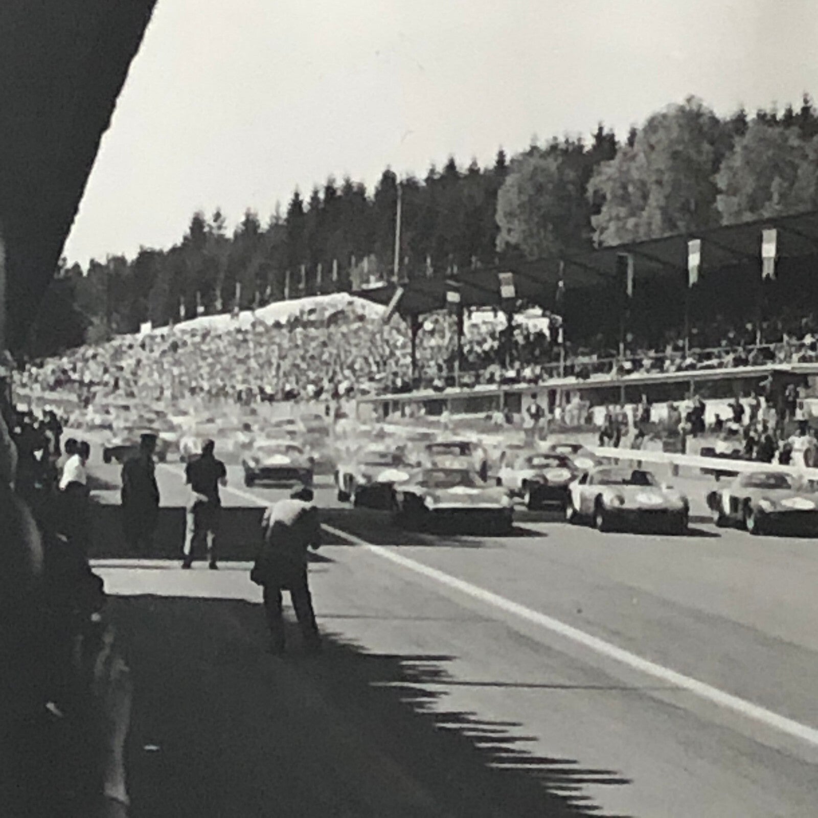 Vintage Racing Photo Photograph Print - Tag AL22 E7