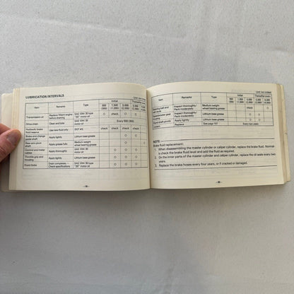 1981 Yamaha RD250LC and RD350LC Motorcycle Bike Owners Manual Instruction Book