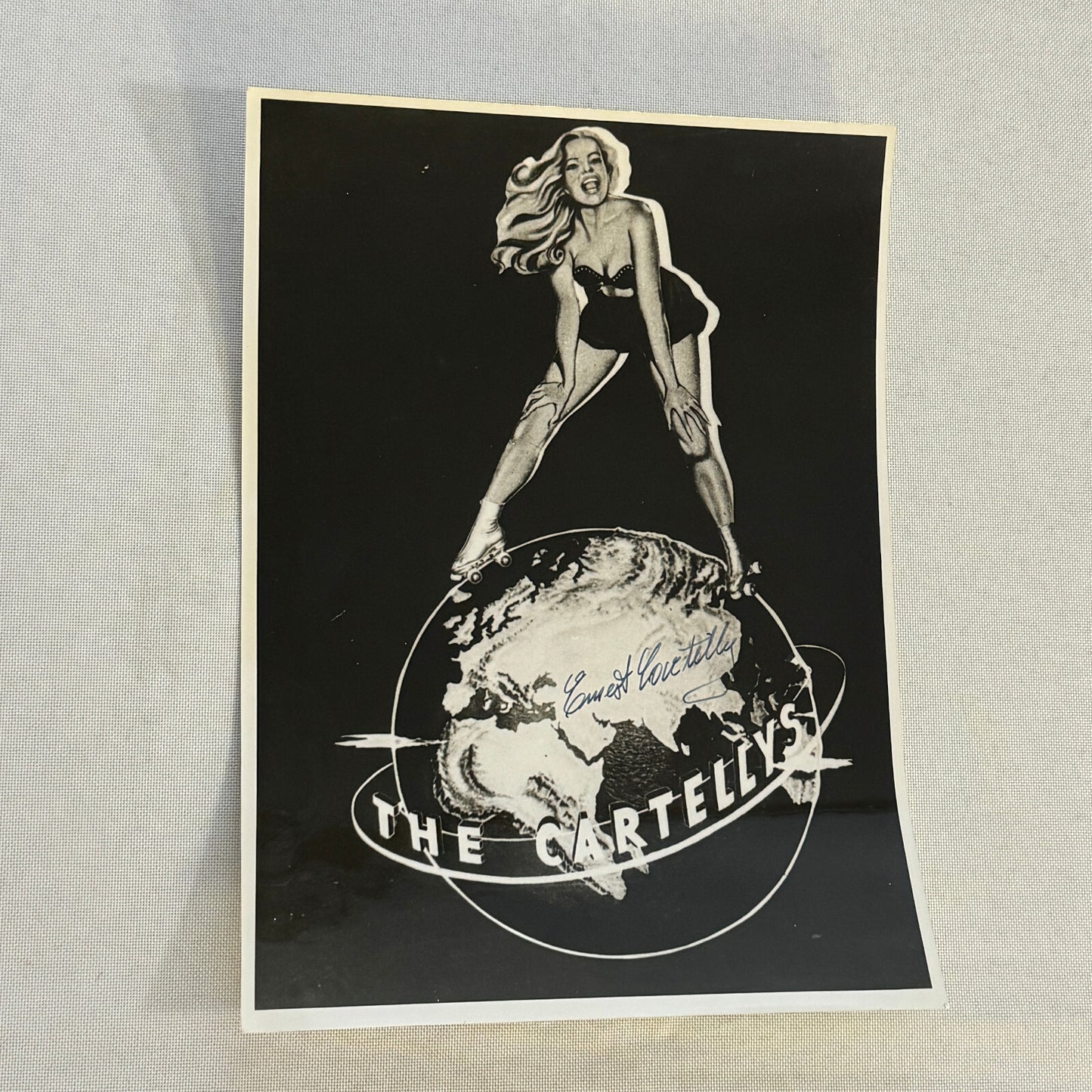 Vintage Circus Roller Skating Act Photo Photograph The Cartellys Ernest Cartelly