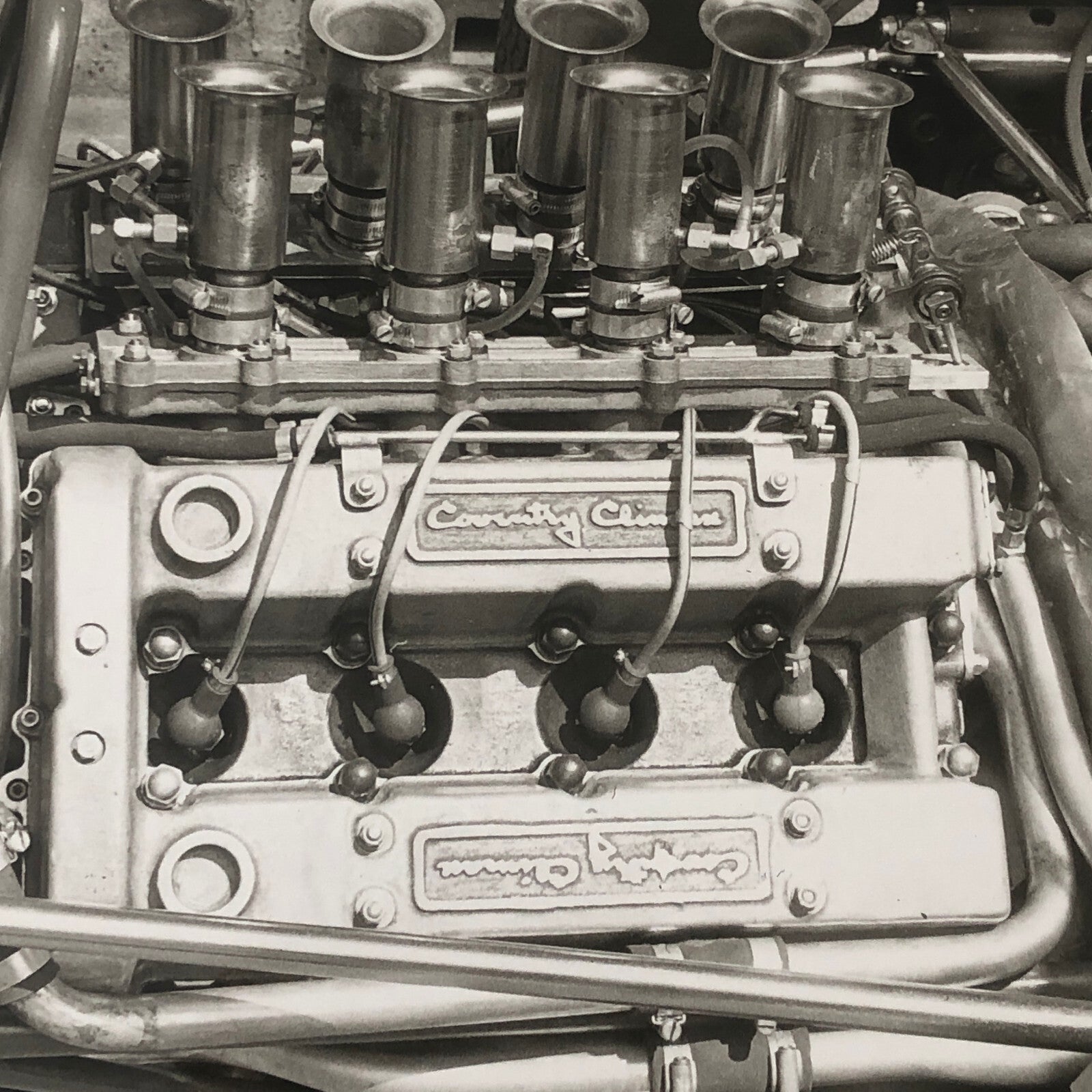 Climax Grand Prix Racing Car Engine Motor Photo Photograph Print Gunther Molter