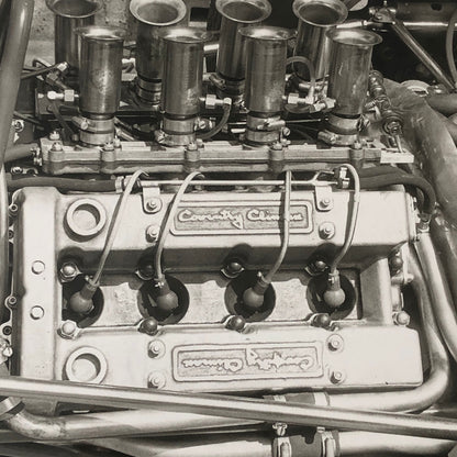 Climax Grand Prix Racing Car Engine Motor Photo Photograph Print Gunther Molter
