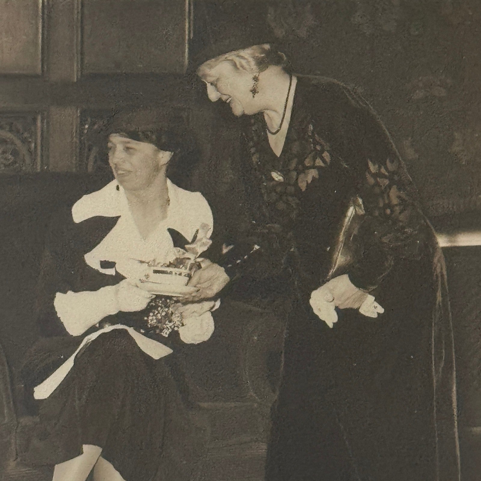 Press Photo Photograph First Lady Eleanor Roosevelt Women's Press Club 1933