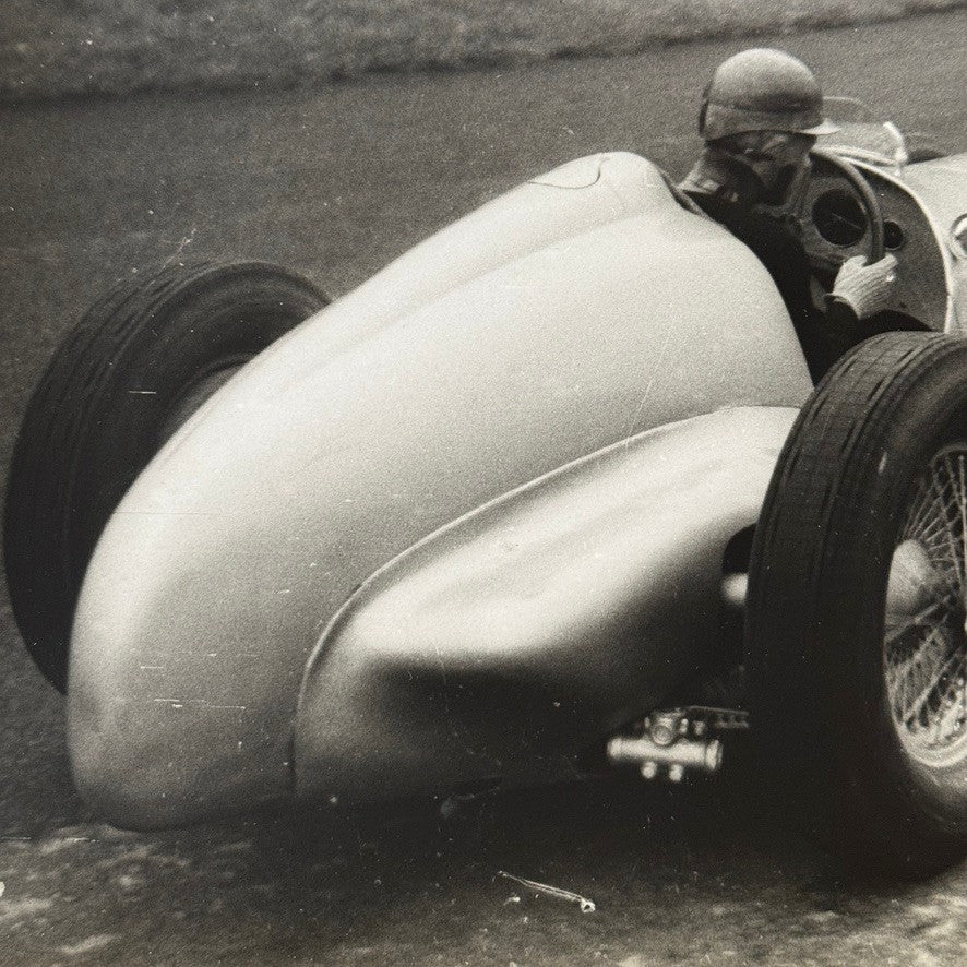 Vintage Racing Photograph Peter Collins 1958 Oulton Park Modern Print