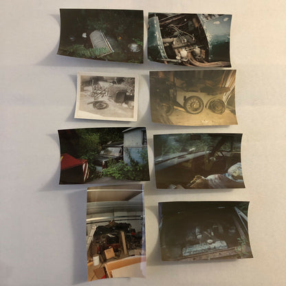 Vintage Austin Barn Find Junk Yard Car Part Photo Photograph Lot of 30