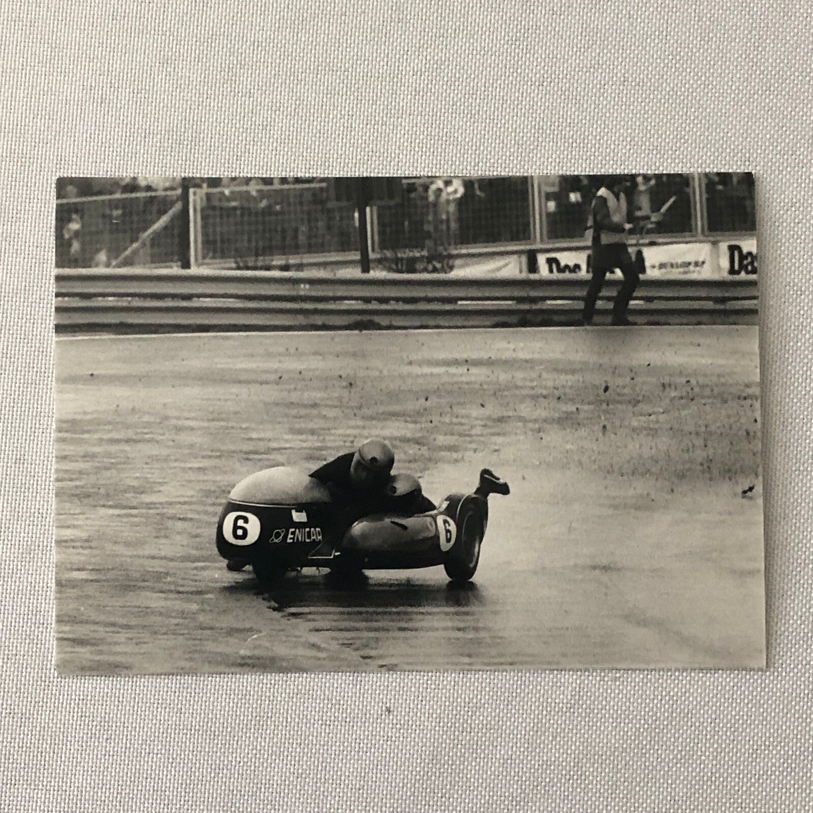 Motorcycle Sidecar Racing Crash Accident Photo Lot 4x German Rudi Kurth Dane Row