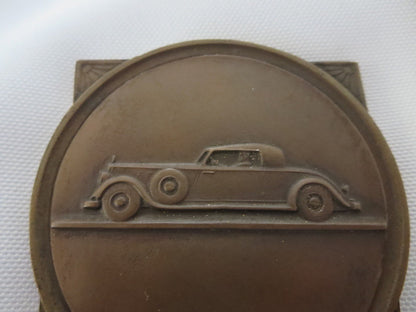 Vintage 1958 Dutch Car Club Rally Badge Emblem Vier Vlaanderenrit Four Flanders