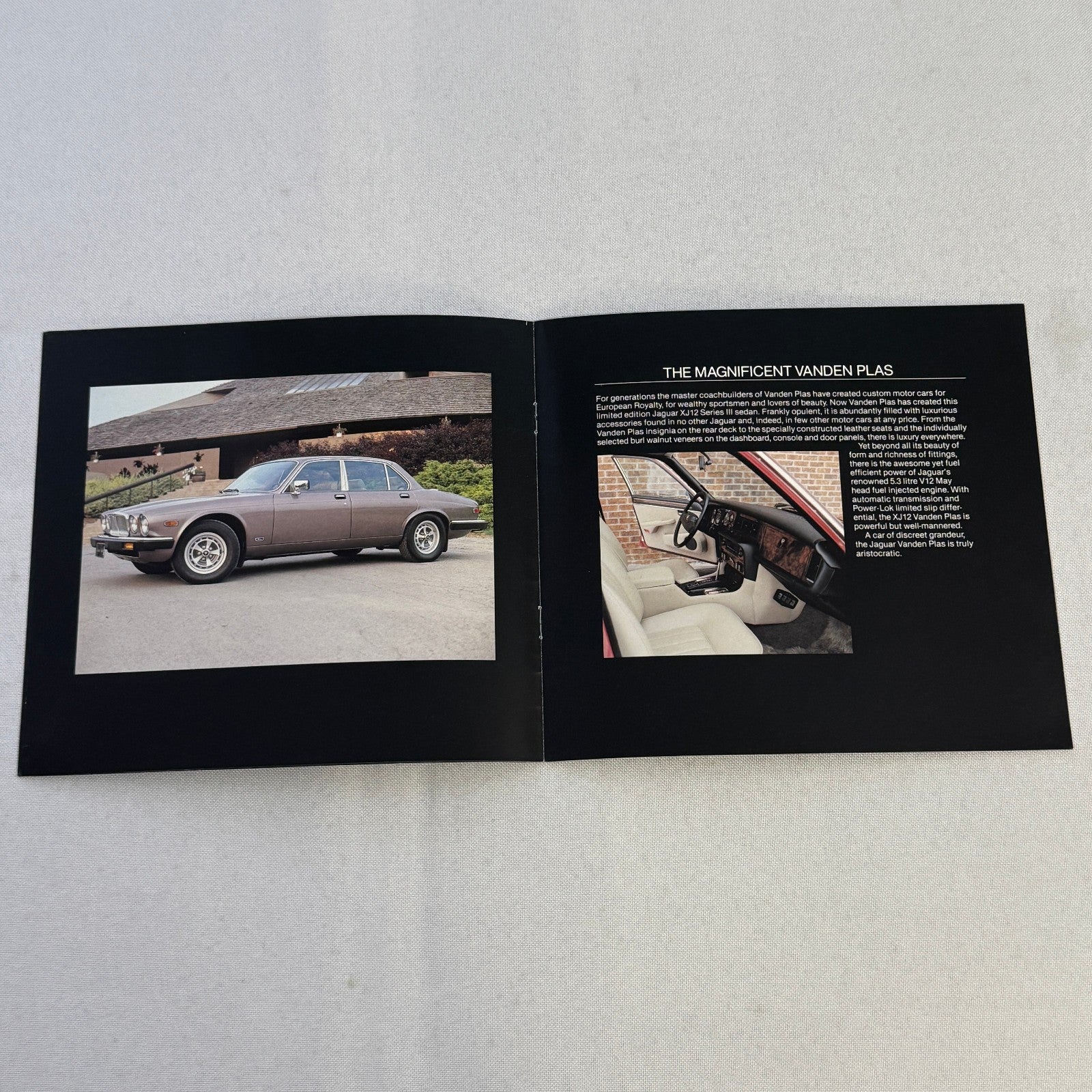 Vintage Jaguar Car Brochure XJ6 Sovereign XJ12 Vanden Plas XJS XJ-S XJ Catalog