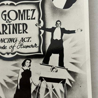 Vintage Circus Performer Acrobat Balancing Act Photo Photograph Will Gomez
