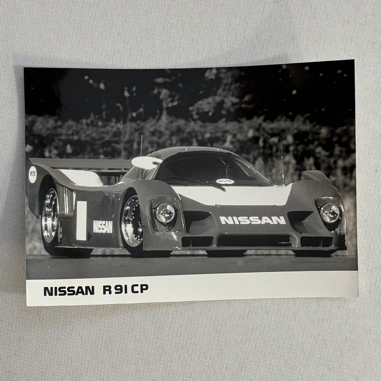 Nissan R91CP Racing Car Photo Photograph Print Vintage Nissan R91 CP