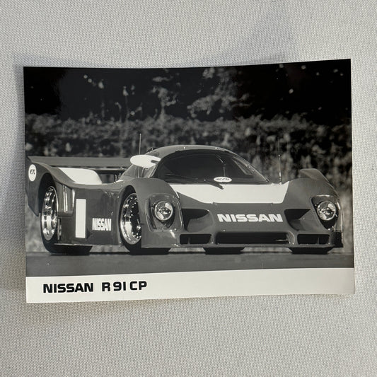 Nissan R91CP Racing Car Photo Photograph Print Vintage Nissan R91 CP