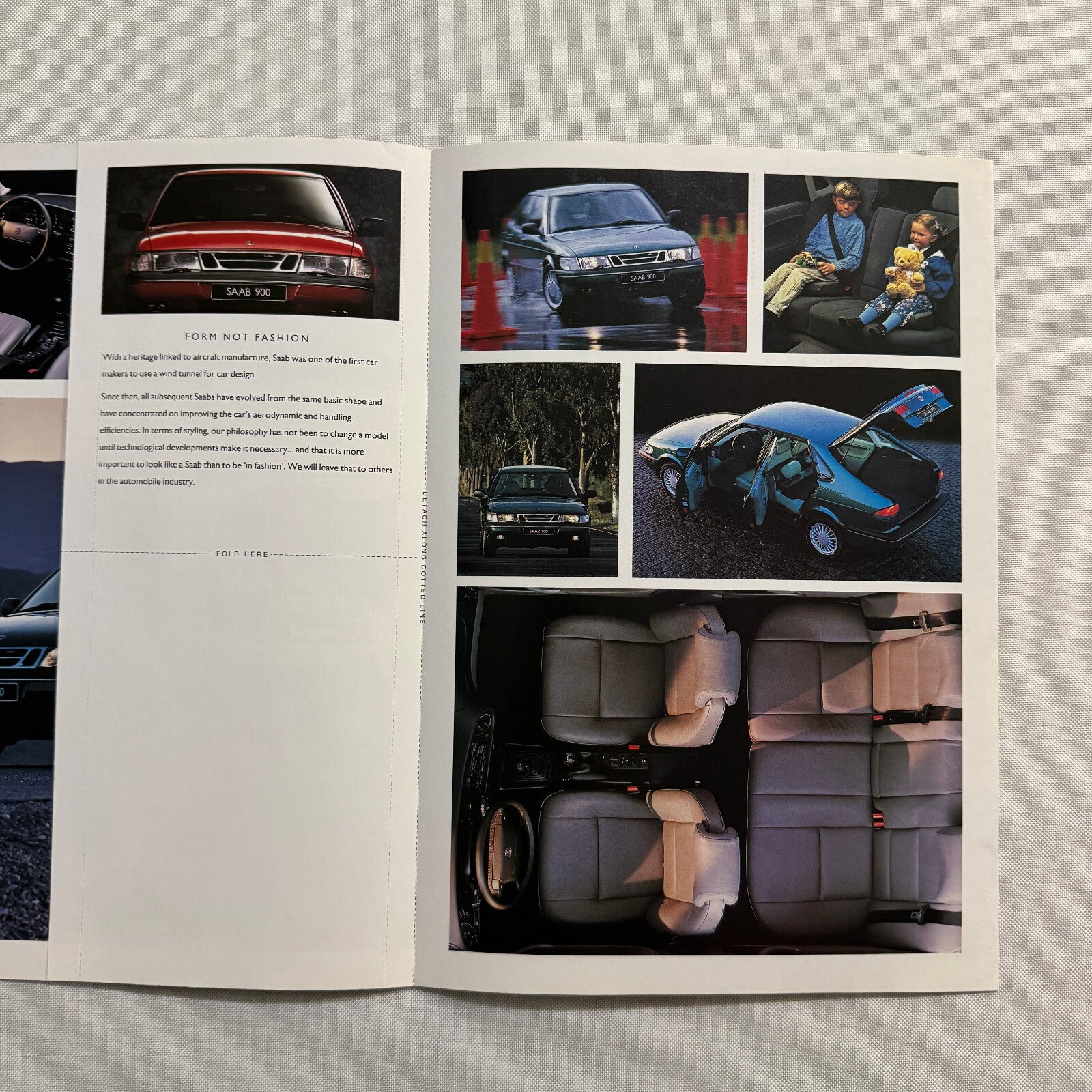 1993 Saab 900 Car Sales Brochure Catalog Advertising