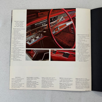 1965 Imperial Car Sales Brochure Catalog Convertible Coupe Sedan Chrysler