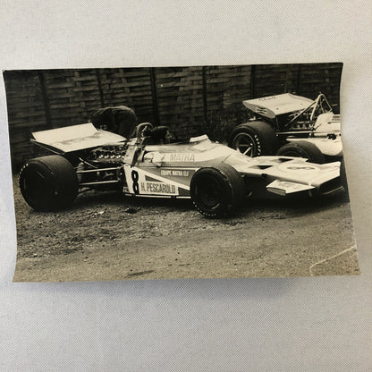 Vintage Racing Car Photo Photograph - Henri Pescarolo Matra Car 