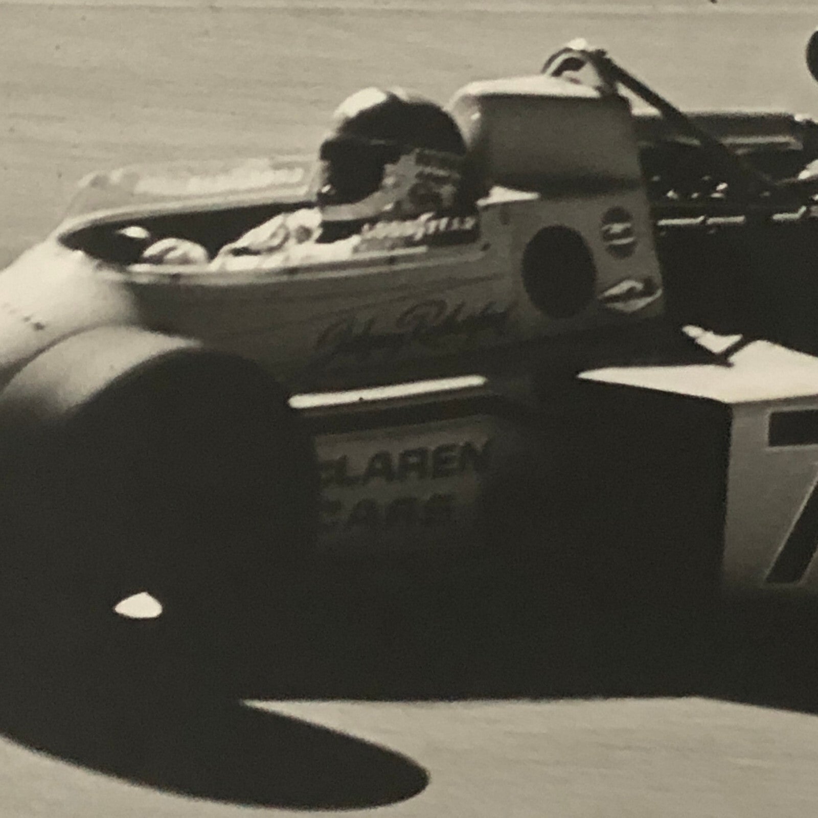 Vintage Indy Indianapolis Racing Photo Photograph Johnny Rutherford 1973 McLaren