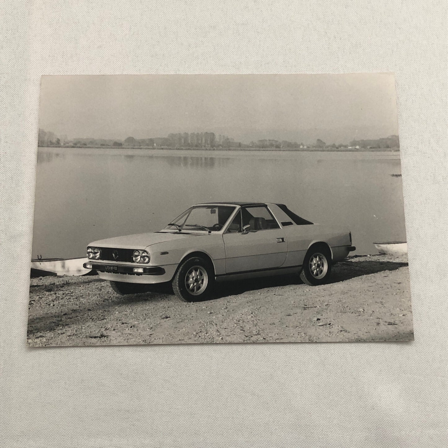 Lancia Beta Spider Press Photo Factory Car Photograph Lot of 3