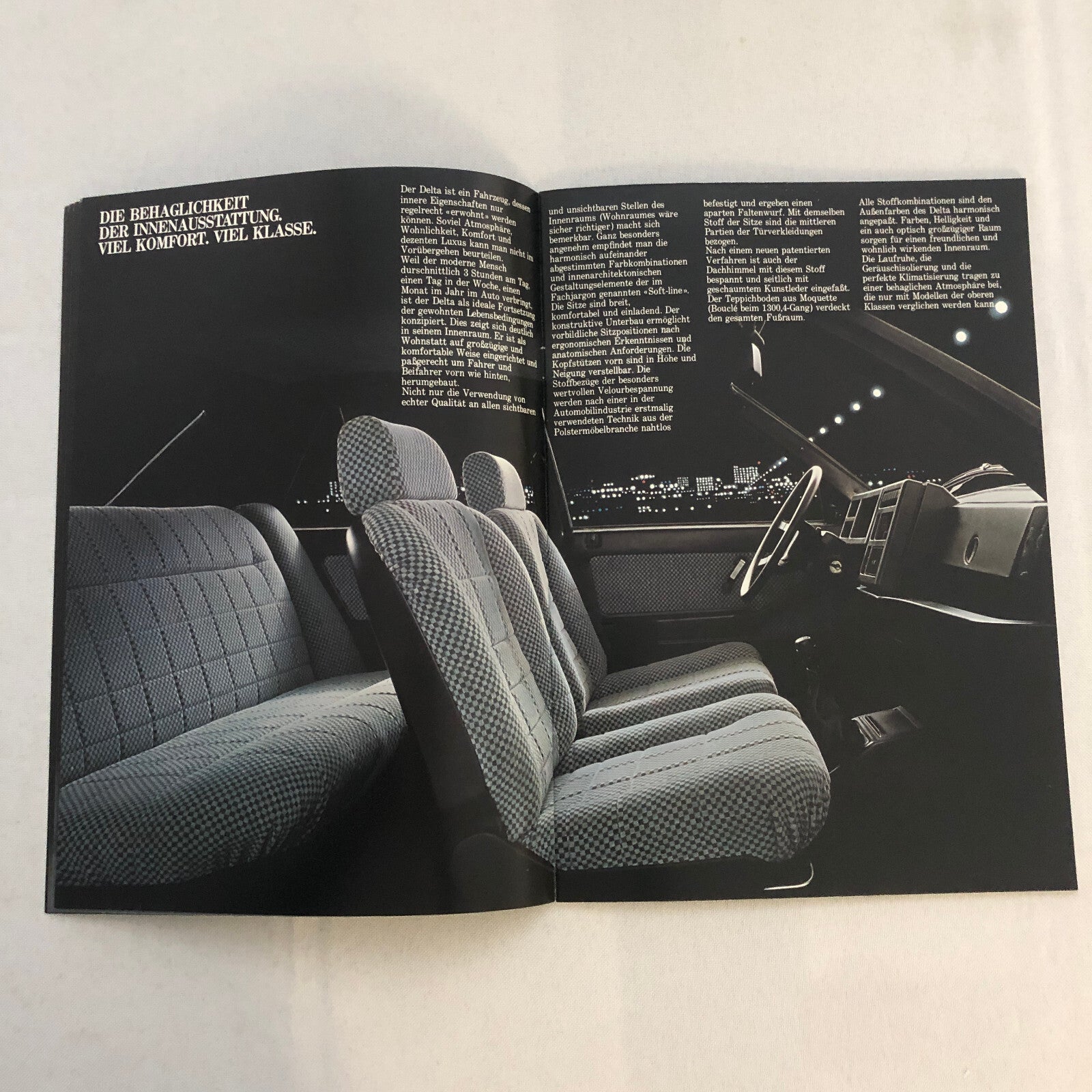 1980 Lancia 1300 and 1500 Car Sales Brochure Catalog German Text