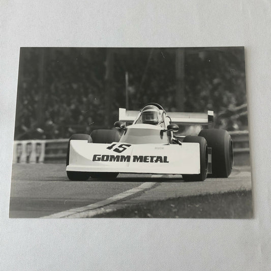 Vintage 1976 Formula 2 F2 Thruxton Grand Prix Racing Photo Photograph March 