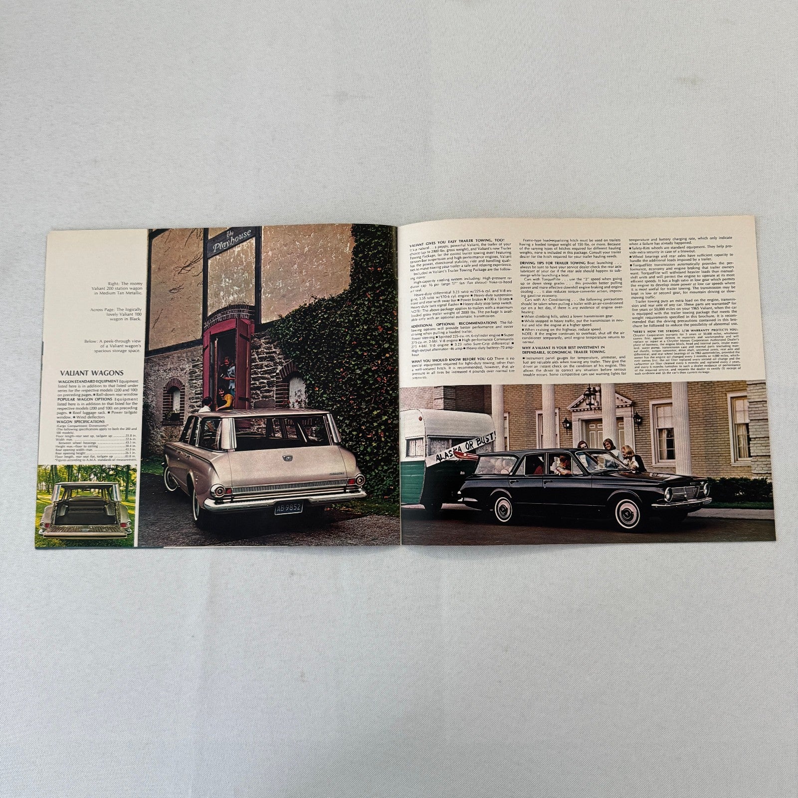 1965 Plymouth Valiant Car Sales Brochure Catalog Advertising Vintage