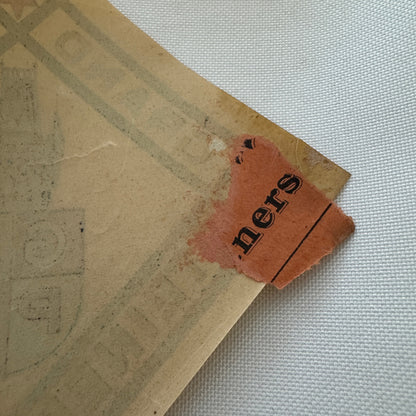 Vintage Hotel Travel Label Grand Hotel Steiner Prague