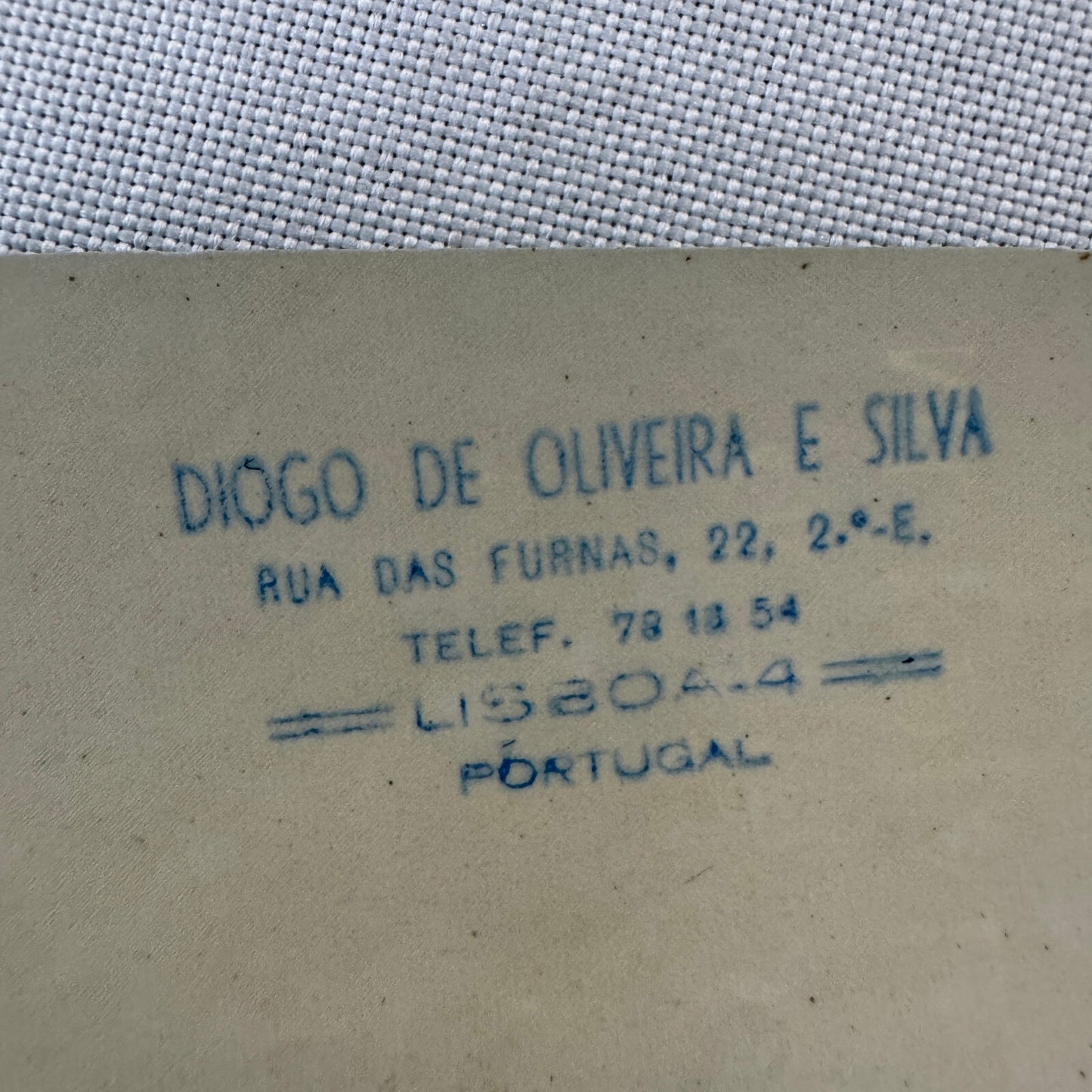 Vintage Hotel Travel Label Hotel Mundial Lisboa Portugal Portuguese