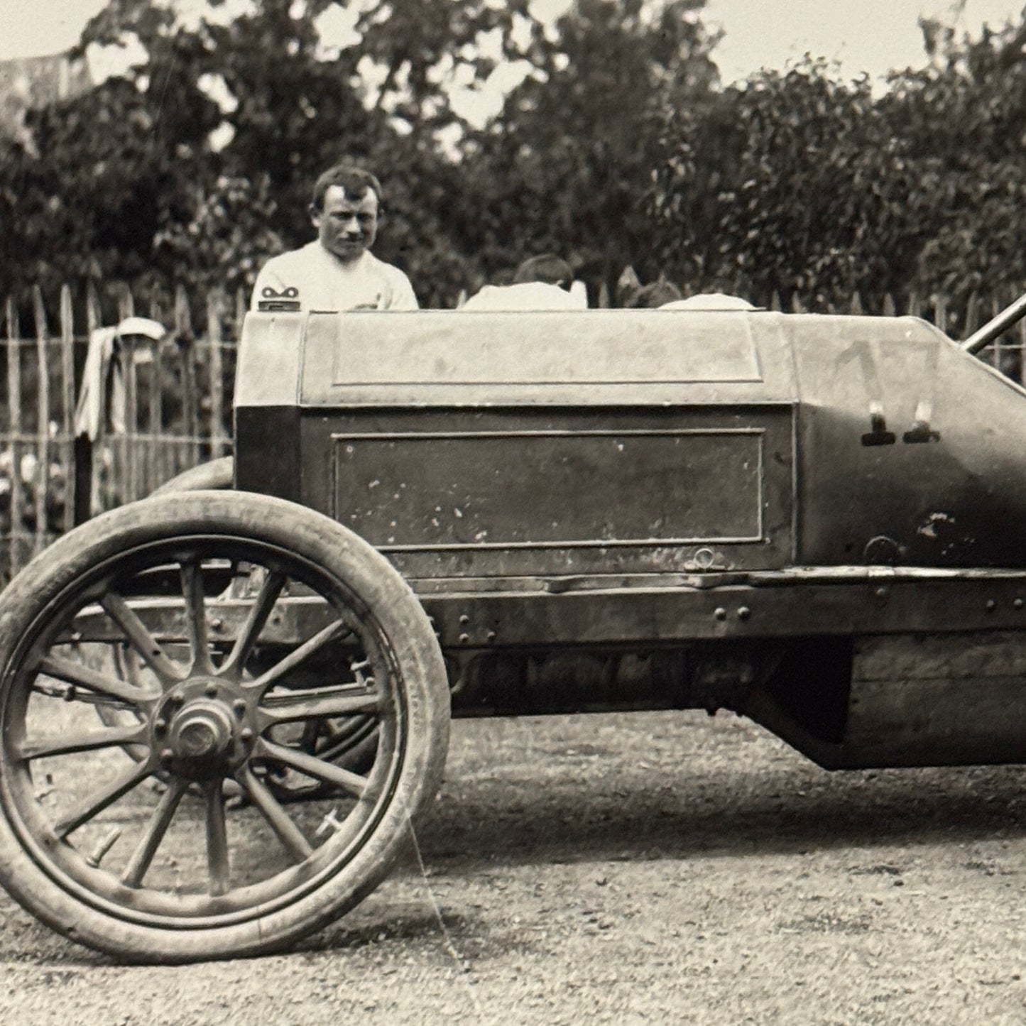 1905 Gordon Bennet Cup Race Edgar Braun Mercedes Benz Car Photo Modern Print