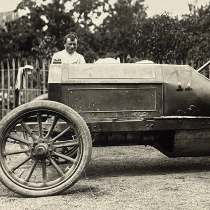 1905 Gordon Bennet Cup Race Edgar Braun Mercedes Benz Car Photo Modern Print