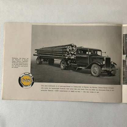 Vintage Dan Trailer and Truck Sales Brochure Catalog - DANISH Text 